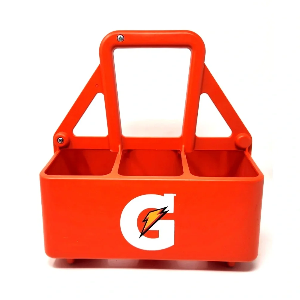 Gatorade Sports Caddy Hydration Rack 6 Bottle Carrier Plastic Team Gear Utility